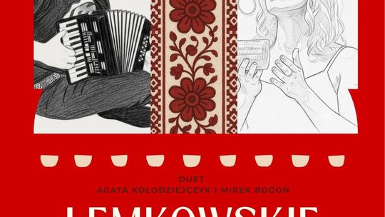 Zdjęcie przedstawia plakat promujący wydarzenie Łemkowskie śpiewanie w Wapiennem