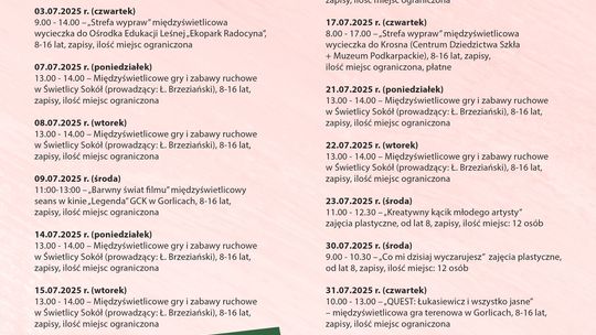 Letnia Mega Misja w Świetlicy Dobry Adres | halogorlice.info Plakat zapowiadający Letnia Mega Misja w Świetlicy Dobry Adres
