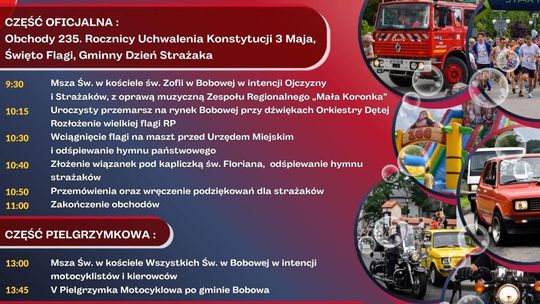 plakat zapowiadający wydarzenie - Majówka Bobowska 2026