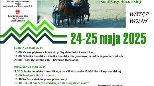 Majówka w Regietowie | halogorlice.info Plakat promujący majówkę w Regietowie