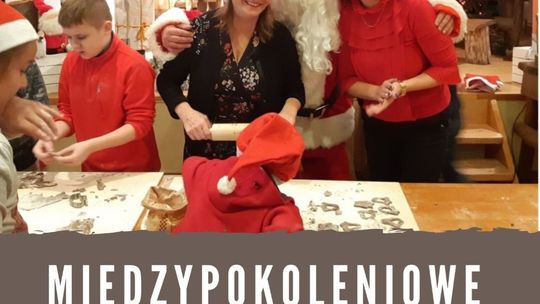 Plakat zapowiadający wydarzenie - Międzypokoleniowe warsztaty piernikowe