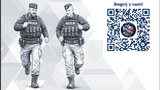 zdjęcie przedstawia plakat promujacy wydarzenie - Mistrzostwa Polski Policji w Biegu Górskim w ramach VI Półmaratonu Jaworze