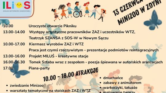 Zdjęcie przedstawia plakat zapowiadający wydarzenie - Most do samodzielności w Zdyni