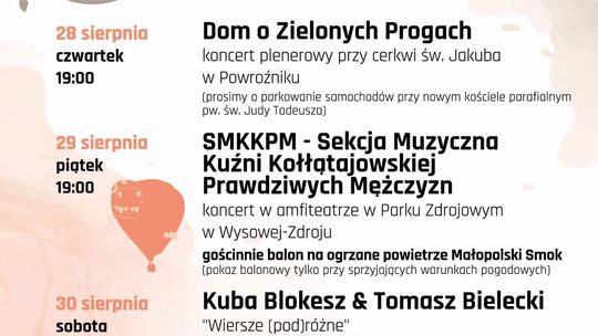 Zdjęcie przedstawia plakat promujący wydarzenie Muzyka zaklęta w drewnie