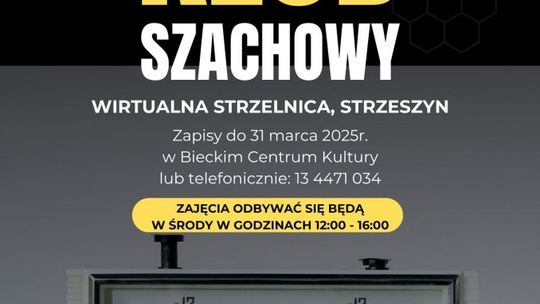 Nabór do Klubu Szachowego | halogorlice.info Plakat nabór do klubu szachowego w Strzeszynie
