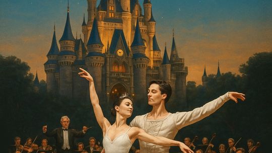 Plakat zapowiadający wydarzenie - „Najpiękniejsze Bajki Baletowe Świata”