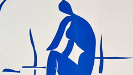 Zdjęcie przedstawia plakat zapowiadający wydarzenie - Ostatnie dzieła Matisse’a