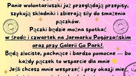 Plakat zapowiadający wydarzenie - Pączek od Nikolki