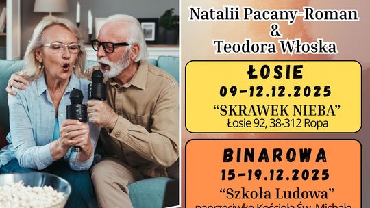 Plakat zapowiadający wydarzenie pasja seniora moc życia - Wystawa fotografii