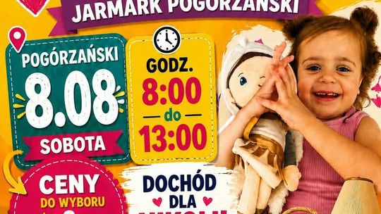 plakat z zapowiedzią pchli targu