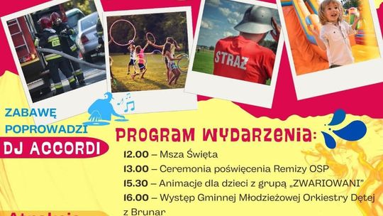 Piknik Strażacki w Banicy | halogorlice.info Plakat zapowiadający Piknik Strażacki w Banicy