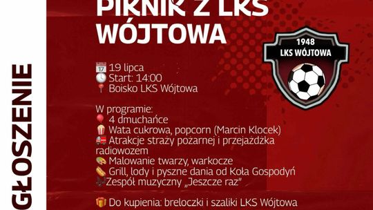 Piknik z LKS Wójtowa | halogorlice.info Plakat promujący Piknik z LKS Wójtowa