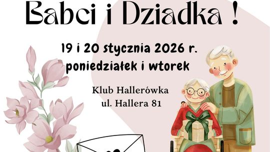 plakat zapowiadający wydarzenie - Podarunek dla Babci i Dziadka