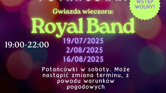 Zdjęcie przedstawia plakat promujący wydarzenie Potańcówka we Wysowej-Zdroju