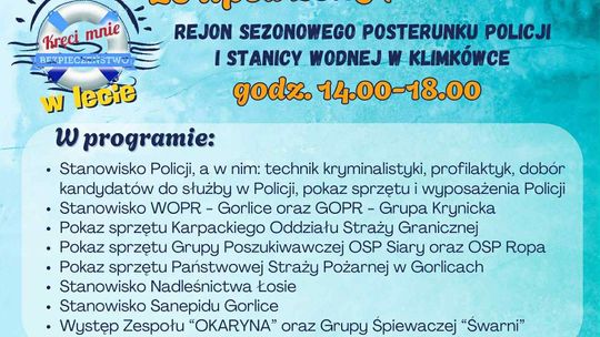 Profilaktyczny Piknik Rodzinny w Klimkówce | halogorlice.info Plakat promujący Profilaktyczny Piknik Rodzinny w Klimkówce