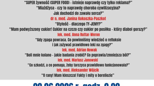 RAZEM DLA ZDROWIA – bezpłatna konferencja dla mieszkańców! | zapowiedzi wydarzeń - halogorlice.info