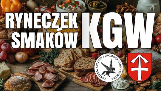 Plakat promujący ryneczek smaków KGW