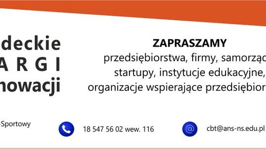 Plakat promujący Sądeckie Targi Innowacji 2025
