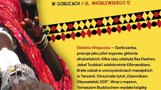Plakat zapowiadający wydarzenie - Spotkanie autorskie z Elżbietą Wiejaczką