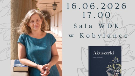 zdjęcie przedstawia plakat promujący wydarzenie - Spotkanie autorskie z Sabiną Jakubowską