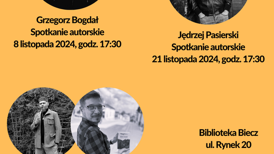 Spotkanie tematyczne – Łukasz Bieniek/Jacek Lech | zapowiedzi imprez – halogorlice.info