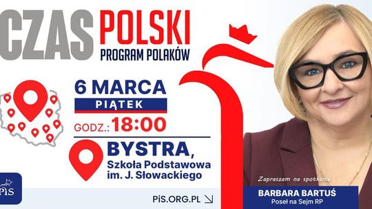 Spotkanie w Bystrej z Barbarą Bartuś | zapowiedzi wydarzeń - halogorlice.info