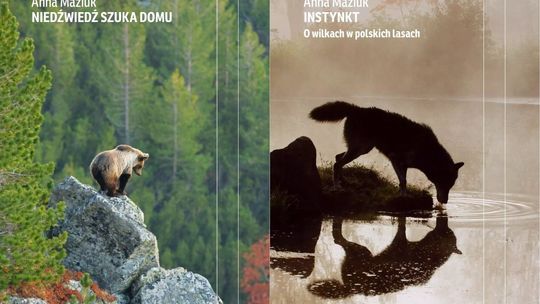 Spotkanie z Anną Maziuk pt. Jak dobrze żyć z dzikimi zwierzętami w sąsiedztwie? | zwiastuny wydarzeń - halogorlice.info Zdjęcie przedstawia książki Anny Maziuk