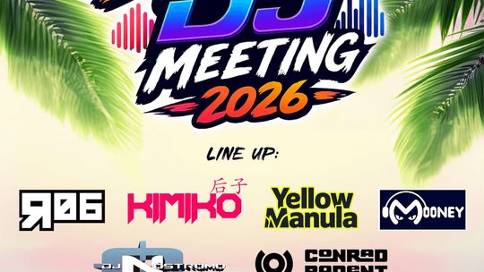 zdjęcie przedstawia plakat promujący wydarzenie - Summer DJ Meeting 2026 w Bieczu