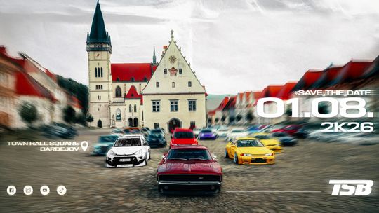 zdjęcie przedstawia plakat promujący wydarzenie - TUNING SHOW BARDEJOV