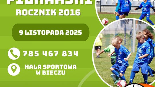 Turniej Piłkarski "Roczniki 2016" | zapowiedzi wydarzeń - halogorlice.info Plakat zapowiadający wydarzenie-Turniej Piłkarski "Roczniki 2016"