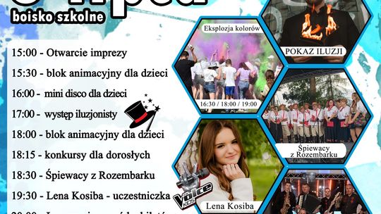VIII Dzień Rożnowic | zapowiedzi imprez – halogorlice.info Plakat zapowiadający wydarzenie VIII Dzień Rożnowic