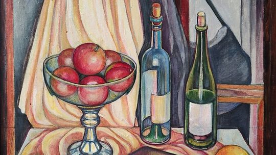 Plakat zapowiadający wydarzenie - WANDA MELIK - MALARSTWO I GRAFIKA - WYSTAWA