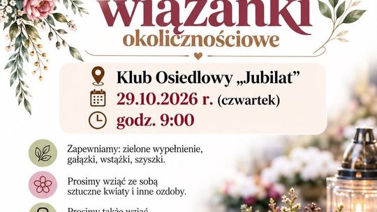 Warsztaty tworzenia wiązanek nagrobnych | zapowiedzi wydarzeń - halogorlice.info