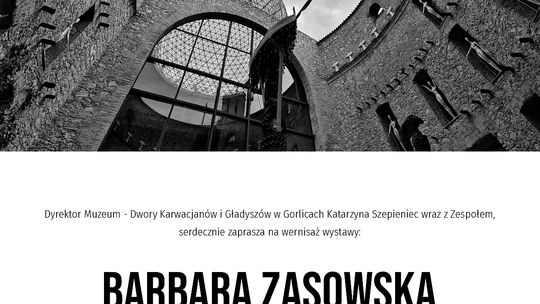 Wernisaż Barbary Zasowskiej | zapowiedzi wydarzeń - halogorlice.info Plakat zapowiadający wydarzenie - Wernisaż Barbary Zasowskiej
