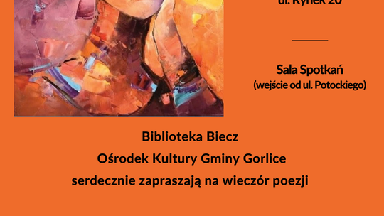 Wieczór poezji Joanny Bochenek w Bieczu | zapowiedzi wydarzeń - halogorlice.info
