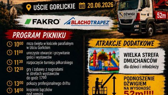 Zdjęcie przedstawia plakat zapowiadający wydarzenie -