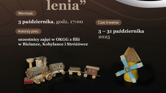 Zdjęcie przedstawia plakat promujący wydarzenie Wystawa grupowa „Poko-lenia” w Bielance