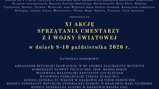 XI akcja sprzątania cmentarzy | zapowiedzi wydarzeń - halogorlice.info