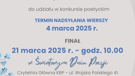 XI Krośnieński Turniej Jednego Wiersza | zapowiedzi imprez – halogorlice.info