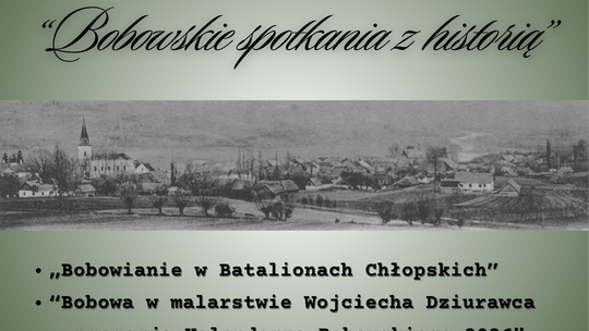 XIII Bobowskie spotkania z historią | zwiastuny wydarzeń - halogorlice.info Zdjęcie przedstawia plakat promujący wydarzenie XIII Bobowskie spotkania z historią