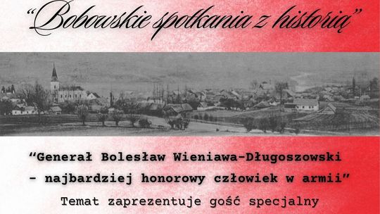 Plakat zapowiadający wydarzenie - XIV Bobowskie spotkania z historią