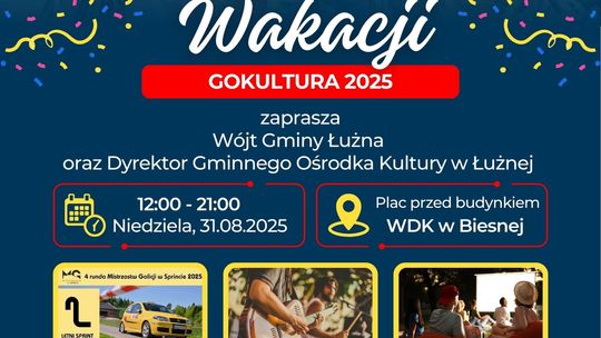 Zakończenie wakacji w Biesnej | halogorlice.info Zdjęcie przedstawia plakat promujący wydarzenie Zakończenie wakacji w Biesnej
