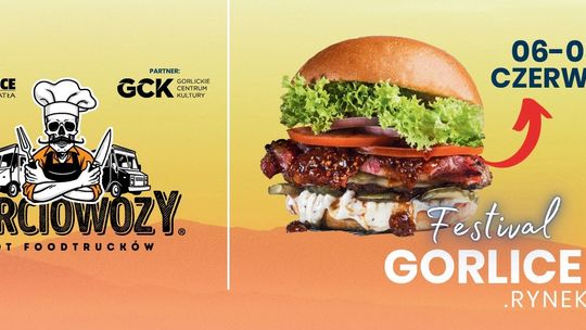 Żarciowozy w Gorlicach | halogorlice.info Plakat zapowiadający wydarzenie Żarciowozy w Gorlicach