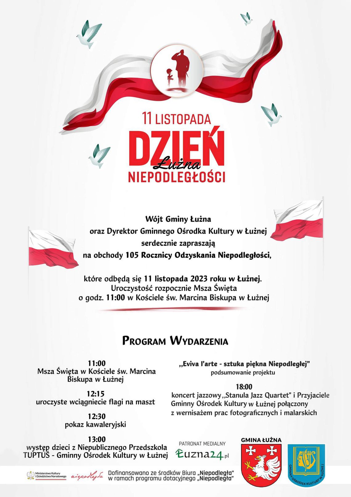 11 listopada Dzień Niepodległości w Łużnej | halogorlice.info 11 listopada Dzień Niepodległości w Łużnej | halogorlice.info