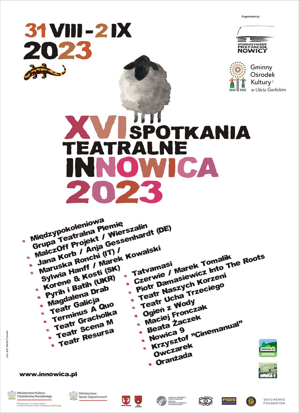 16. Spotkania Teatralne INNOWICA 2023 | halogorlice.info