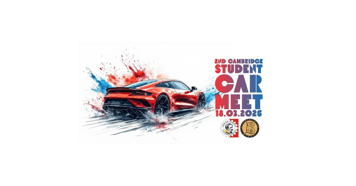 plakat zapowiadający wydarzenie - 2nd Cambridge Student Car Meet 2026 ZST Gorlice