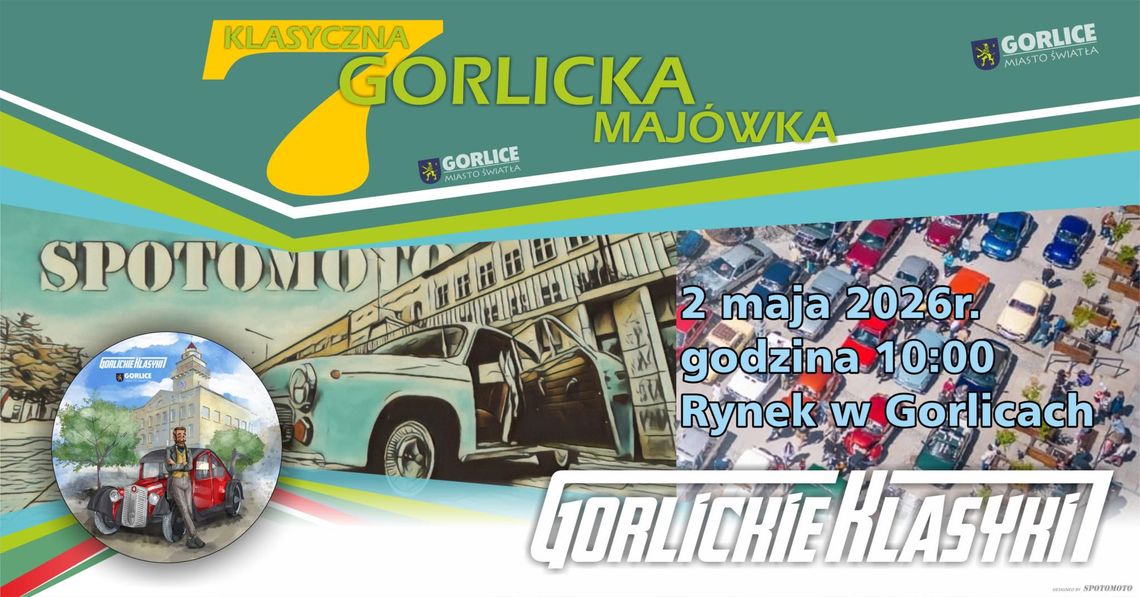 7. Klasyczna majówka podczas Dni Gorlic | zapowiedzi wydarzeń - halogorlice.info plakat zapowiadający wydarzenie - 7. Klasyczna majówka podczas Dni Gorlic