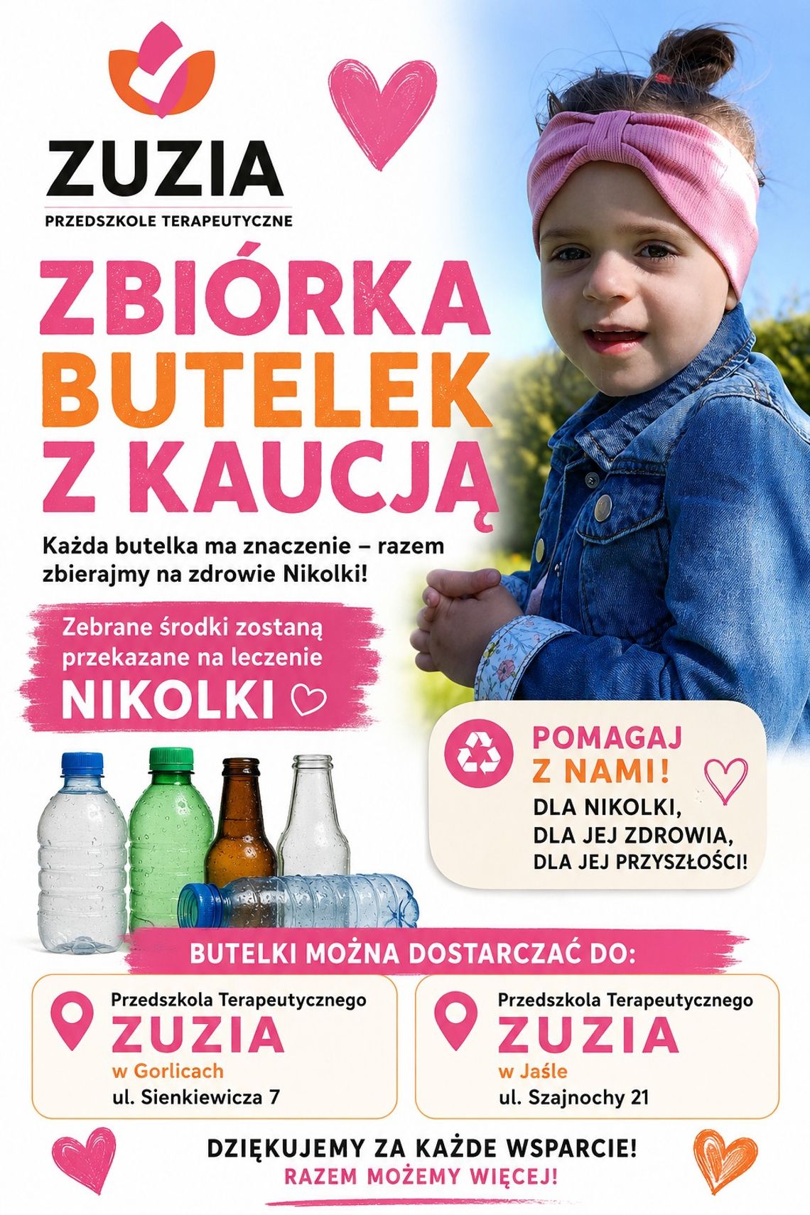 Akcja charytatywna - zbieramy butelki dla Nikoli w Przedszkolu w Gorlicach | zapowiedzi wydarzeń - halogorlice.info Akcja charytatywna - zbieramy butelki dla Nikoli w Przedszkolu w Gorlicach | zapowiedzi wydarzeń - halogorlice.info
