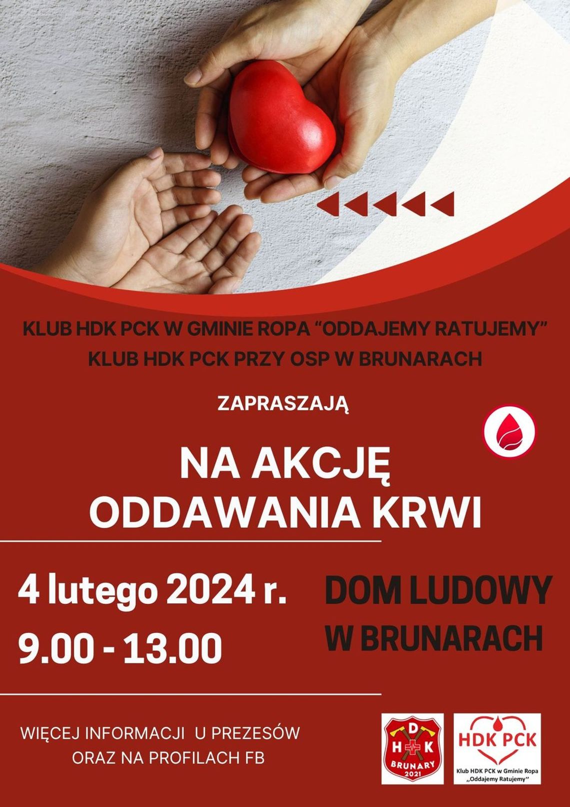 Akcja oddawania krwi w Brunarach | halogorlice.info