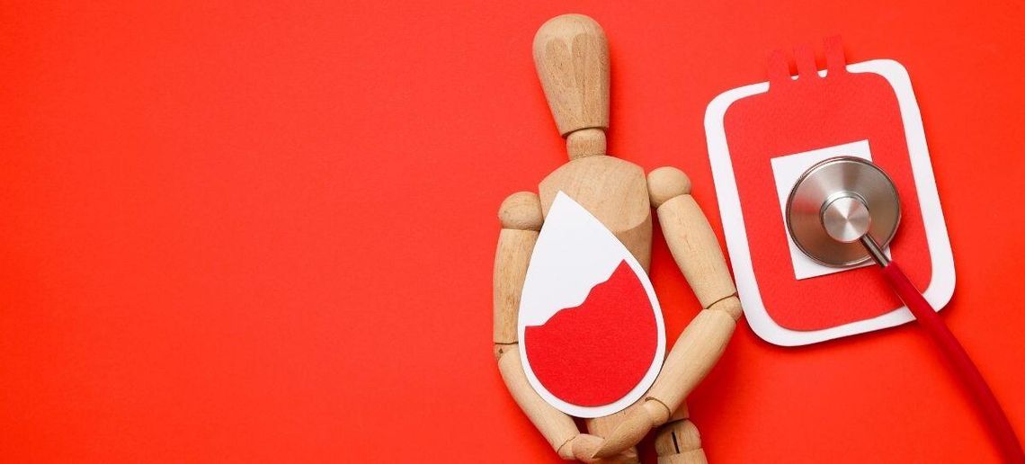 Plakat zapowiadający wydarzenie - Akcja oddawania krwi